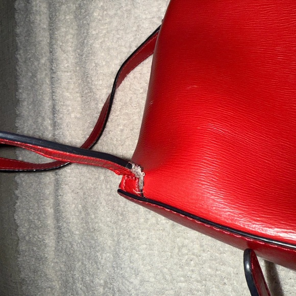 DKNY Scarlet Red Backpack - Picture 3 of 11